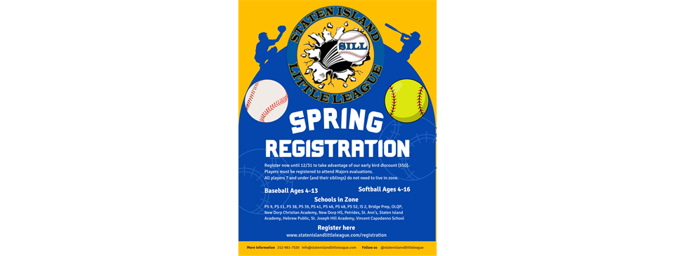 Spring Registration 2026 Season
