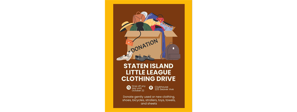 SILL CLothing Drive Fundraiser