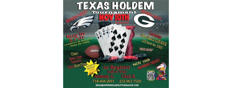 SILL Poker Night 11/10/25