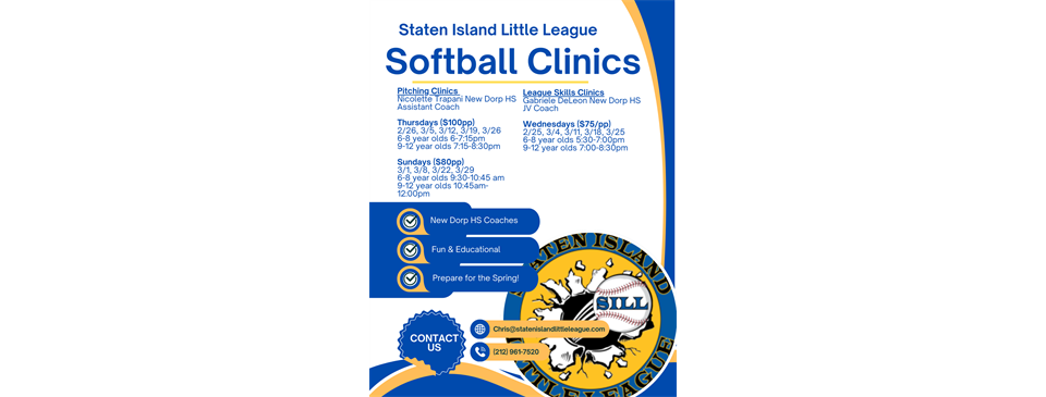 SILL Softball Preseason Clinics