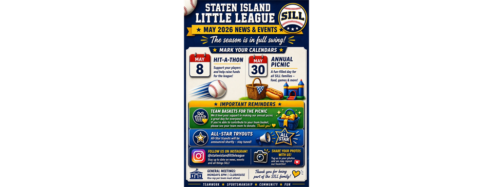 SILL May 2026 Calendar